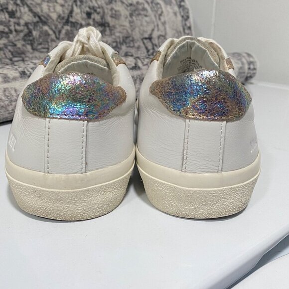 Madewell SIDEWALK Leather and Suede Low Top Sneakers in White Size 7.5 - Picture 5 of 7